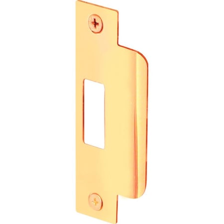 Prime-Line Prime-Line 4.875 in. H X 1.25 in. L Brass-Plated Steel Door Strike U 9428